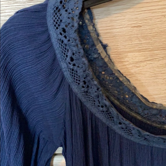 Blue Tie Dye Summer Dress - Picture 2 of 2